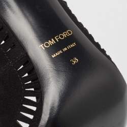 Tom Ford Black Suede Slip On Pumps Size 38