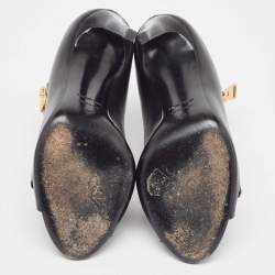 Tom Ford Black Leather Ankle Boots Size 37