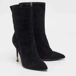 Tom Ford Black Suede Ankle Boots Size 39