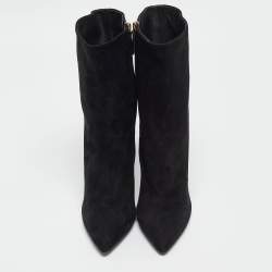 Tom Ford Black Suede Ankle Boots Size 39