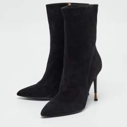 Tom Ford Black Suede Ankle Boots Size 39
