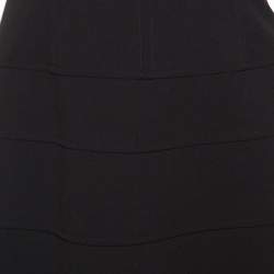 Tommy Hilfiger Black Sleeveless Paneled A- Line Dress S