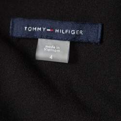 Tommy Hilfiger Black Sleeveless Paneled A- Line Dress S