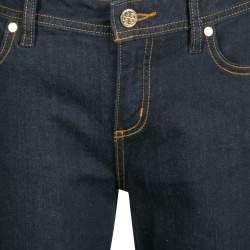Pre Owned Tory Burch Indigo Dark Wash Denim Classic Boot Cut Jeans M