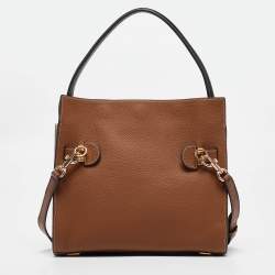 Tory Burch Multicolor Leather and Suede Small Lee Radziwill Double Bag