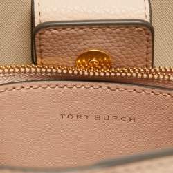 Pre Owned Tory Burch Dusty Pink Leather Small Robinson Satchel