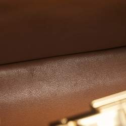 Tory Burch Burgundy Leather and Suede Eleanor Top Handle Bag