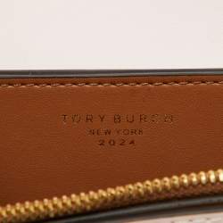 Pre Owned Tory Burch Light Pink Leather Eleanor Rectangular Shoulder Bag