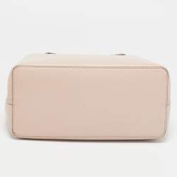 Pre Owned Tory Burch Pink Leather Small Blake Tote