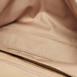Tory Burch Light Brown Leather Fleming Soft Clutch