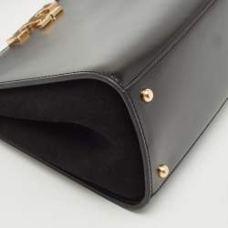 Tory Burch Black Leather Eleanor Satchel