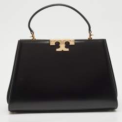 Tory Burch Black Leather Eleanor Satchel
