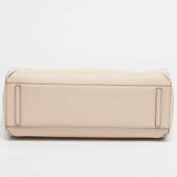 Pre Owned Tory Burch Pink Leather Large Robinson Tote