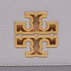 مملوكة مسبقًا Tory Burch Britten Lilac Leather Wallet On Chain