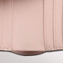 Pre Owned محفظة توري برش روبنسون جلد أبيض/متعدد الألوان

