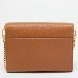 مملوكة مسبقًا محفظة توري برش بريتن جلد ليلكي بسلسلة