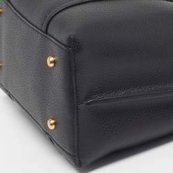 Pre Owned Tory Burch Perry Triple-Compartment Small Leather Tote