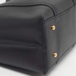 Pre Owned Tory Burch Perry Triple-Compartment Small Leather Tote