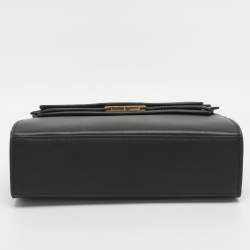 Pre Owned حقيبة كتف توري بورش لي رادزيويل جلد سوداء