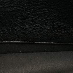 Pre Owned حقيبة كتف جلد أسود توري برش ميلر