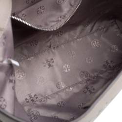 Pre Owned Tory Burch Grey Leather Thea Hobo
