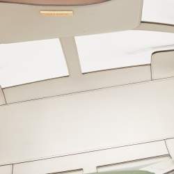 Pre Owned Tory Burch Multicolor/Clear PVC and Faux Leather Quadrant Ella Tote