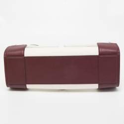 Pre Owned Tory Burch Multicolor/Clear PVC and Faux Leather Quadrant Ella Tote