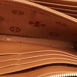 Pre Owned Tory Burch Red Leather Robinson Chain Clutch Bag