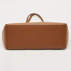 Pre Owned Tory Burch Brown Leather Blake Tote