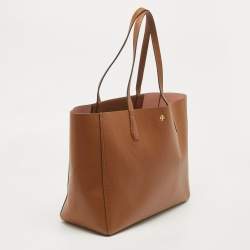 Pre Owned Tory Burch Brown Leather Blake Tote