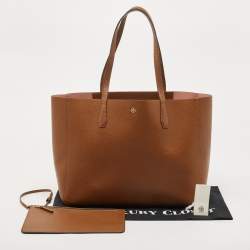 Pre Owned Tory Burch Brown Leather Blake Tote