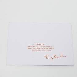 Pre Owned Tory Burch White/Beige Leather and Suede Small Lee Radziwill Double Bag