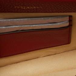 Pre Owned Tory Burch Red Leather Small Miller Shoulder Bag