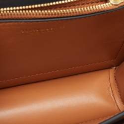 Pre Owned Tory Burch Black Leather Small Convertible Eleanor Shoulder Bag 