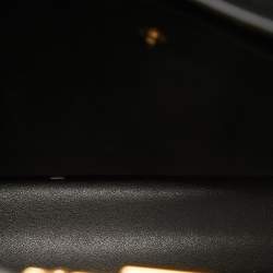 Pre Owned Tory Burch Black Croc Embossed Leather Eleanor Satchel