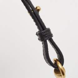 Pre Owned Tory Burch Black Leather Miller Bucket Bag