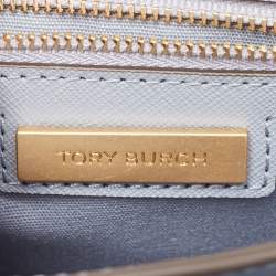 Pre Owned Tory Burch Multicolor Leather Printed Robinson Shoulder Bag