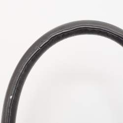 Pre Owned Tory Burch Black Faux Leather Mini Ella Bio Tote