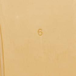 Pre Owned Tory Burch Black Suede Platform Espadrilles Size 36.5