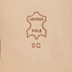 Pre Owned Tory Burch Black Croc Embossed Leather Martine Flat Slides Size 39.5