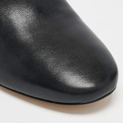 Tory Burch Black Leather Kira Ankle Boots Size 41