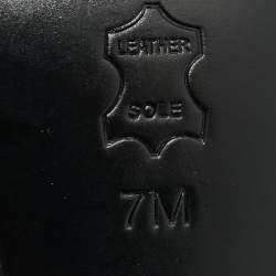 Pre Owned Tory Burch Black Leather and Python Leather Pumps Size 37