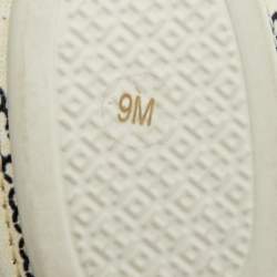 مملوكة مسبقًا Tory Burch Minnie Size 39 Cream/Black Quilted Leather Ballet Flats