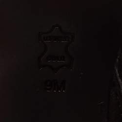 Pre Owned Tory Burch Dark Brown Leather Knee Length Boots Size 39.5