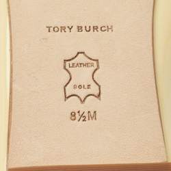 Pre Owned Tory Burch Yellow Patent Leather Eleanor Ballet Flats Size 39