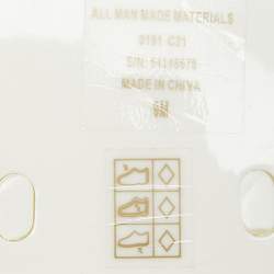 Pre Owned Tory Burch Off White Rubber Mini Miller Thong Flats Size 39.5