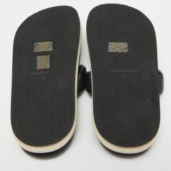 Pre Owned Tory Burch Black Leather Thong Flats Size 38