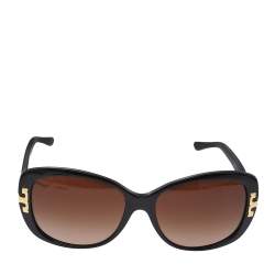 Tory Burch Black/Brown Gradient TY7090 Serif-T Oversized Sunglasses