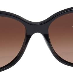 Tory Burch Black/Brown Gradient TY7090 Serif-T Oversized Sunglasses