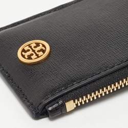 Pre Owned Tory Burch Black Leather Robinson Lanyard